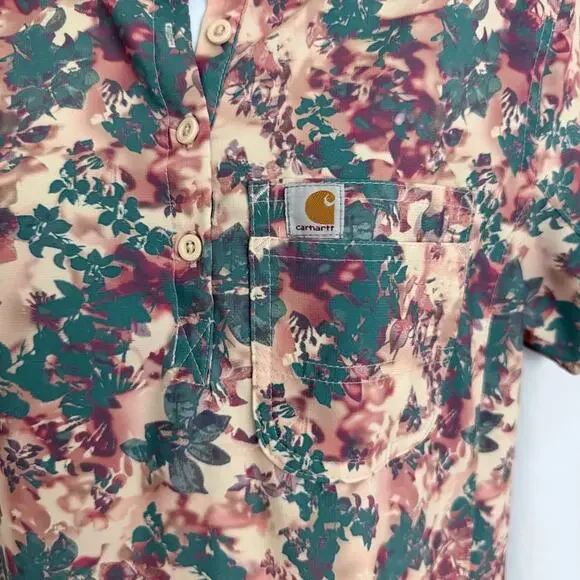 NWOT Carhartt Floral Scrubs Set Size Medium - Picture 3 of 16